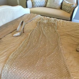 Gorgeous formal beaded dress.